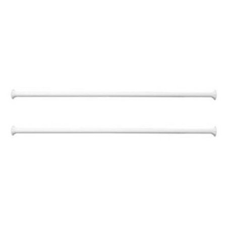 WHITEHAUS COLLECTION Whitehaus Collection Alfi Trade WHUMSB Undermount installation kit includes two 1 in. metal rods and four flanges with screws- White WHUMSB